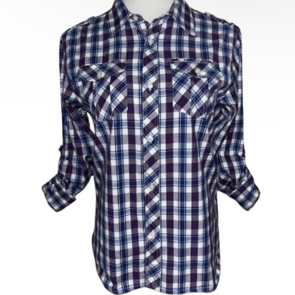 Jack Men’s Plaid Button Down Shirt Size Large - Picture 1 of 6